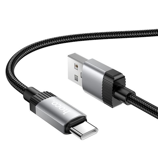 Kabel USB A do USB C Hoco 3A 1 m X117 czarny
