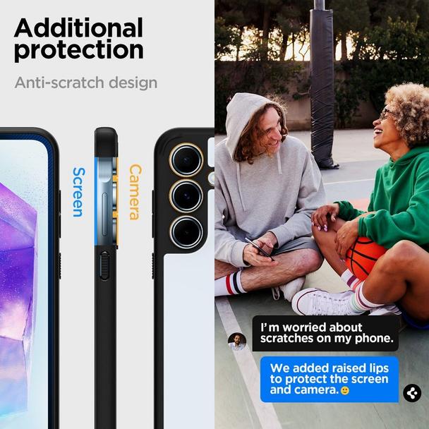 SPIGEN futerał ULTRA HYBRID do SAMSUNG A55 5G matte black
