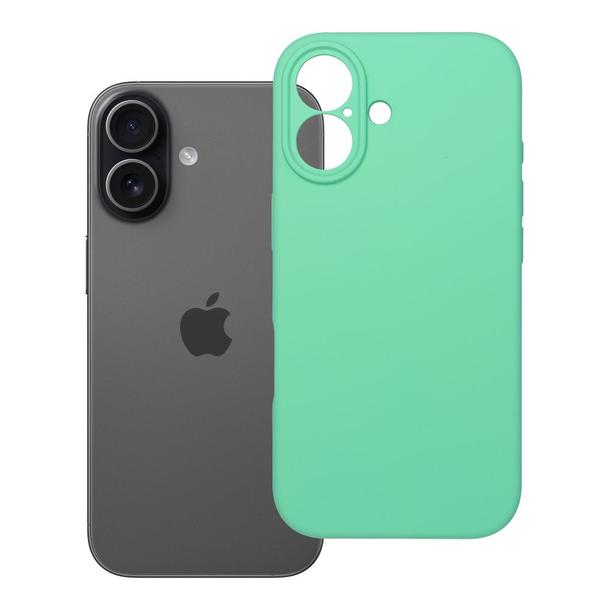 Futerał do iPhone 17 Silicone 2mm miętowy