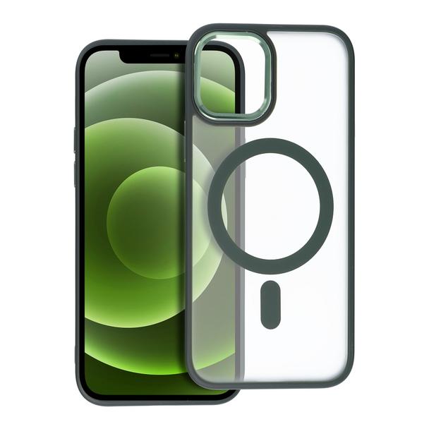 Futerał MATTE MAG COVER kompatybilny z MagSafe do IPHONE 12 / 12 Pro zielony