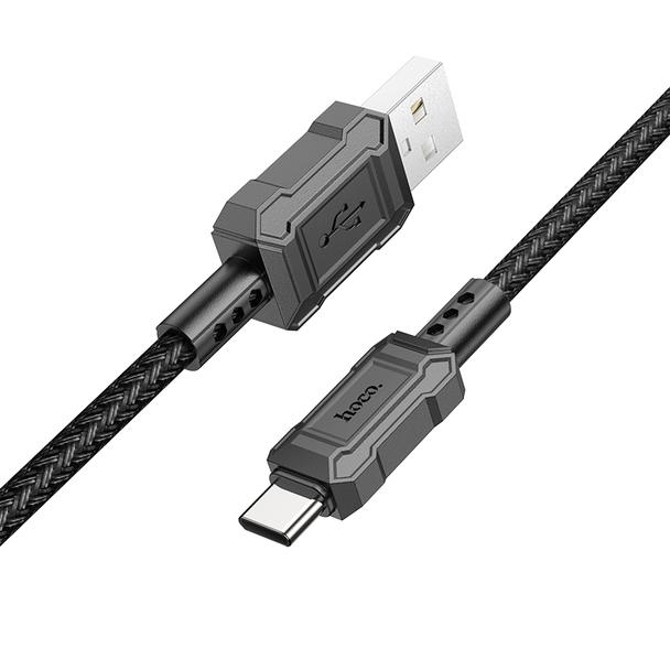 Kabel USB A do USB C Hoco 3A 1 m X94 czarny