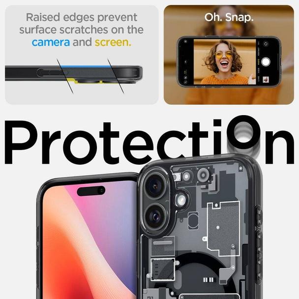 SPIGEN futerał ULTRA HYBRID MAG kompatybilny z MagSafe do IPHONE 16 zero one
