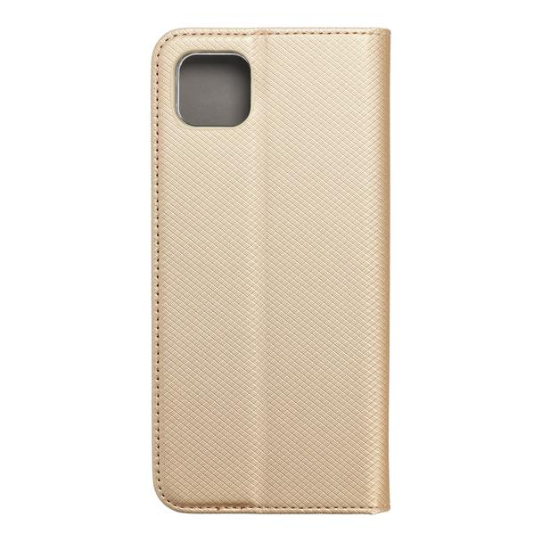 Etui z klapką na Samsung A22 5G Smart Case Book złote
