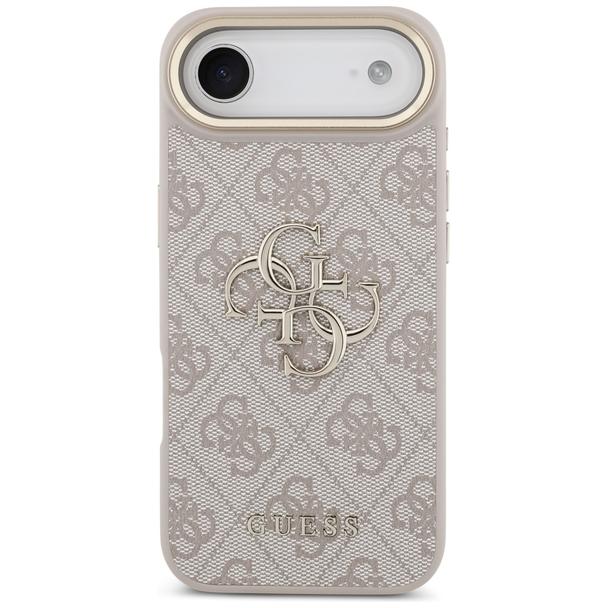 GUESS futerał do IPHONE 17 Air GUHCP17M4GMGCPI (PU W/ Big 4G Classic Logo) złoto różowy