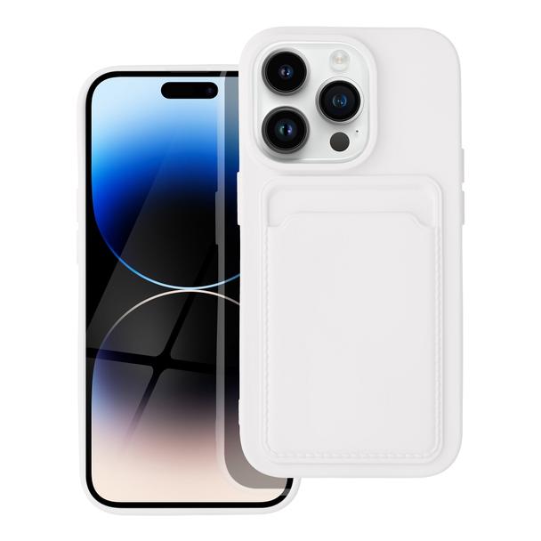 Futerał do iPhone 14 PRO Card Case biały
