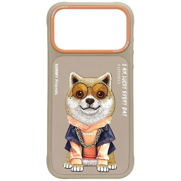 NIMMY futerał GLASSES COOL DOG do IPHONE 18 Pro/17 Pro beżowy