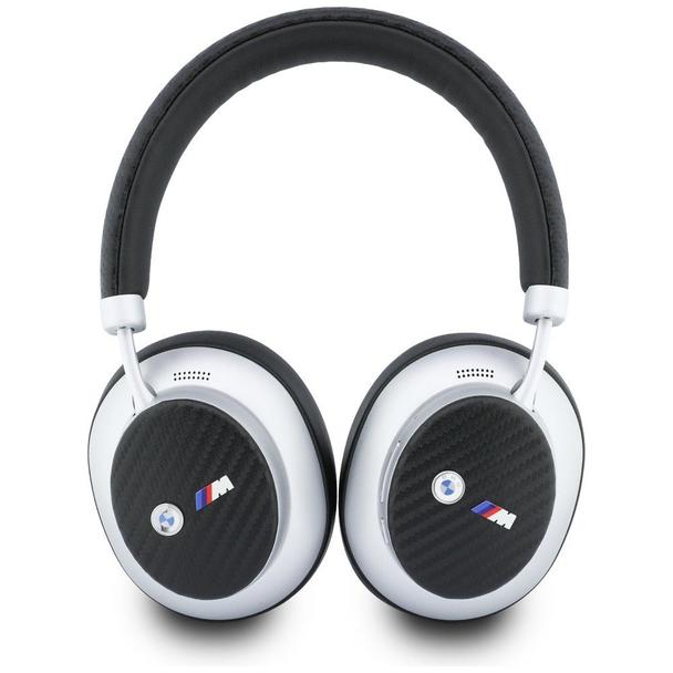 Słuchawki bezprzewodowe nauszne ENC BMW Carbon Metal Logo BMW001179 srebrne