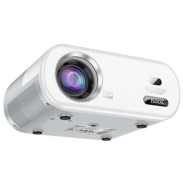 Projektor HD Ready Hoco z systemem Android Wi-Fi Bluetooth 720P DT2 biały