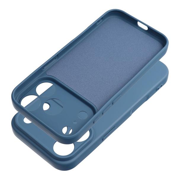 Etui na iPhone 18 Pro Max / 17 Pro Max Silicone Ring granatowe