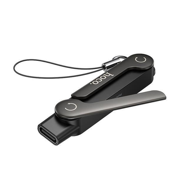 Adapter z podstawką USB C do USB C max 240W Hoco UA47A czarny