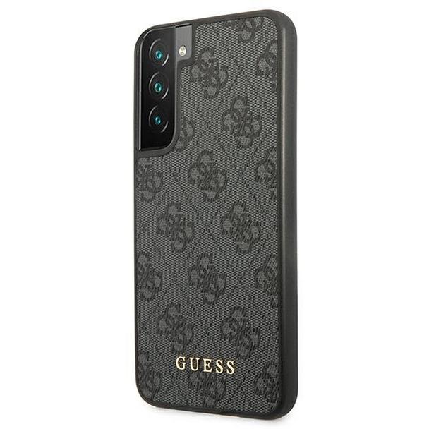 GUESS futerał do SAMSUNG S22 GUHCS22SG4GFGR (4G Metal Gold Logo) szary