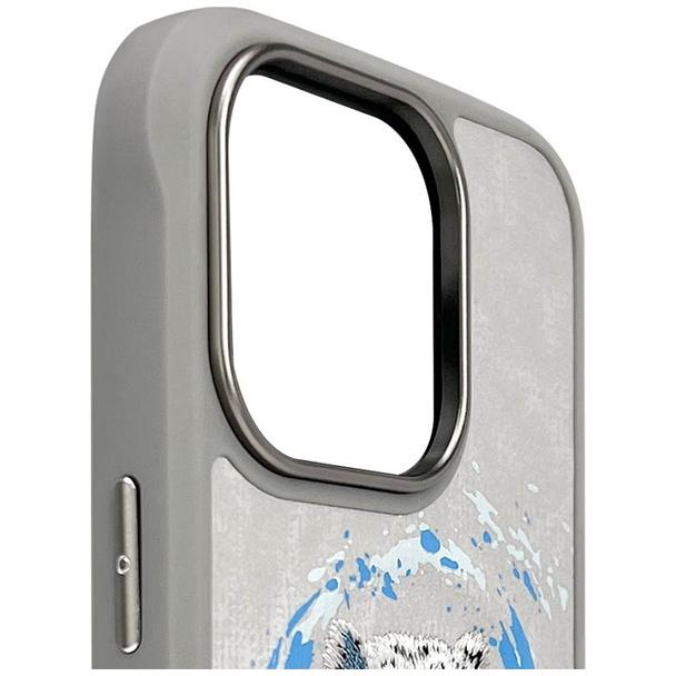 NIMMY futerał PANTERA kompatybilny z MagSafe do IPHONE 16 Pro Max jasno szary