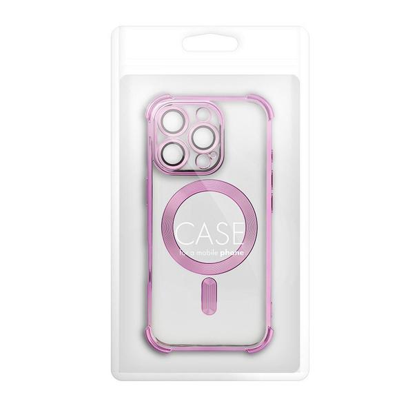 Futerał do iPhone 16 PRO Antishock Electro zgodny z MagSafe purpurowy