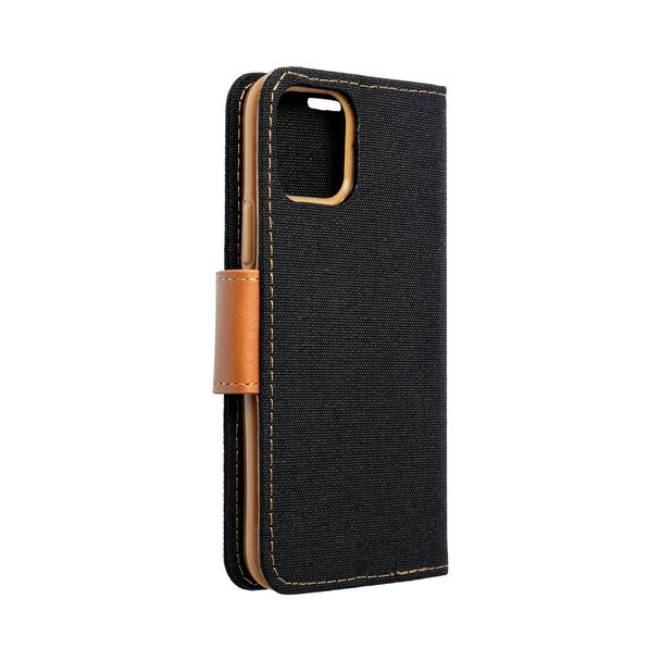 Etui z klapką na iPhone 16 PLUS Canvas Book czarne