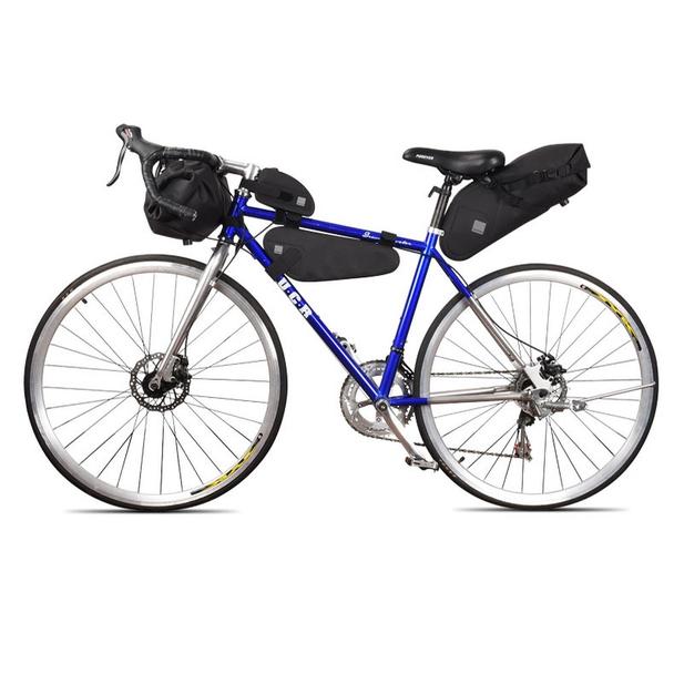 SAHOO torba rowerowa na ramę rowerową z zamkiem 0,3L 122035 czarna