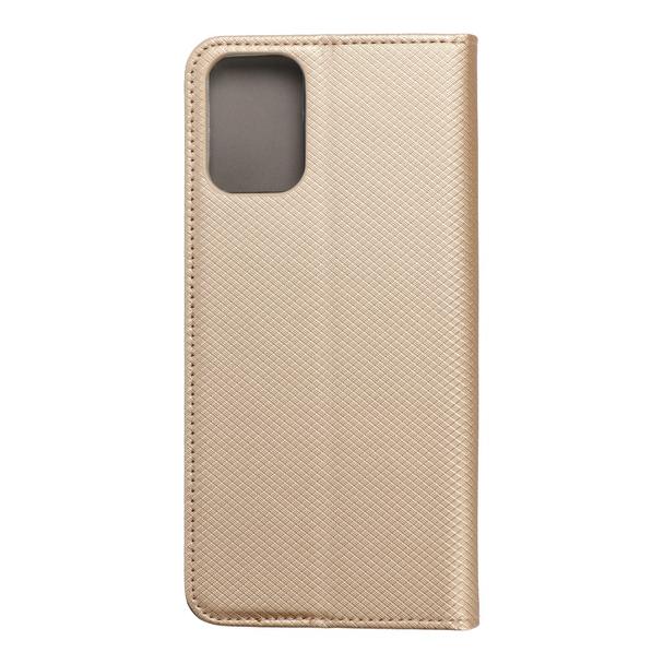 Kabura SMART CASE Book do LG K52 złoty