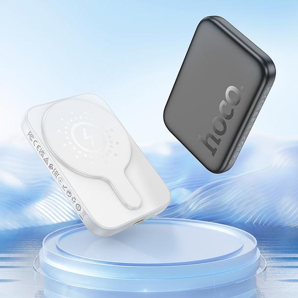 Powerbank zgodny z MagSafe Hoco 5000 mAh QC PD 18W J117 czarny