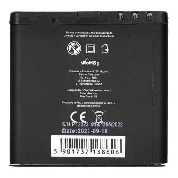 Bateria do Nokia E51 / N81 / N81 8GB / N82 / N86 1200 mAh Blue Star Premium