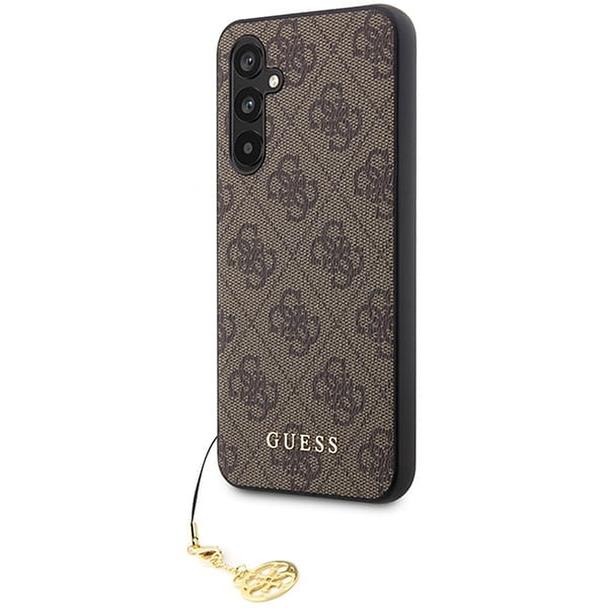 GUESS futerał do SAMSUNG A54 GUHCSA54GF4GBR (4G Charms Collection) brązowy