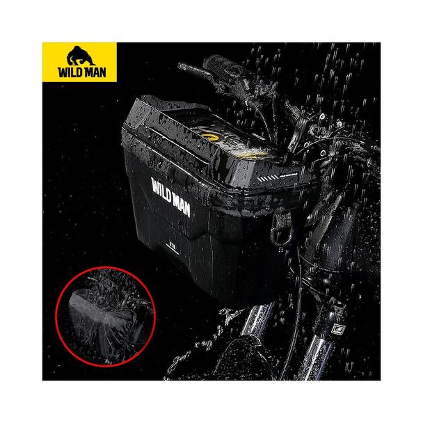 WILDMAN sakwa rowerowa na kierownicę na zamek XT8 3L czarna
