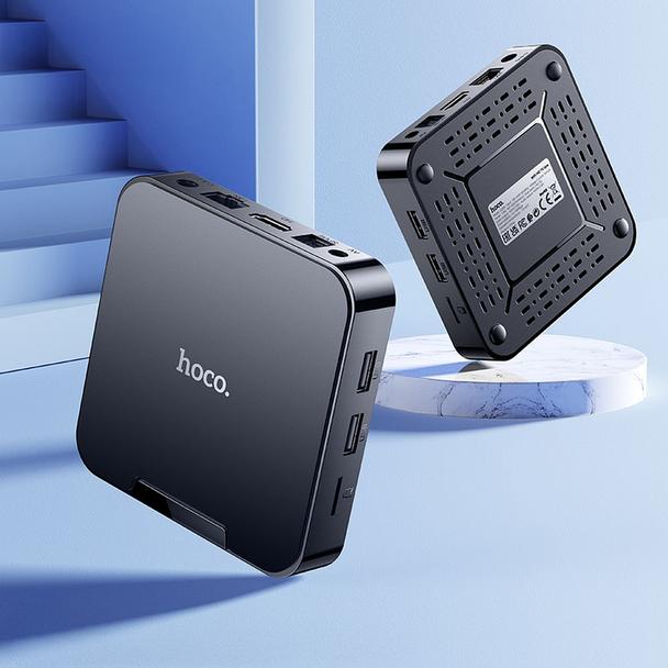 TV box Hoco WiFi 4K Android DQ08 czarny