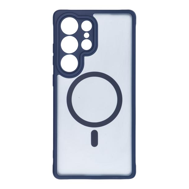 Futerał do Samsung S25 PLUS Full Matte Mag Cover zgodny z MagSafe niebieski