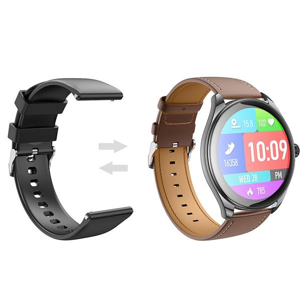 Smartwatch Hoco 1,43" AMOLED IP67 z funkcją rozmowy Y22 czarny