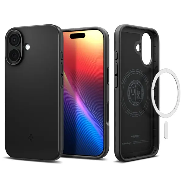 SPIGEN futerał THIN FIT MAG kompatybilny z MagSafe do IPHONE 17 black
