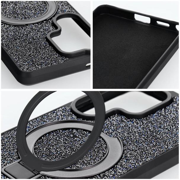 Etui na Samsung S26 Ultra Quartz Circle Stand Mag Cover czarne