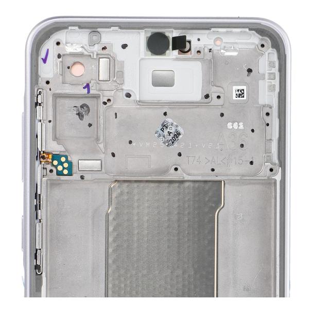 ServicePack Wyświetlacz LCD SAMSUNG A36 5G A366B Purple GH82-36841D