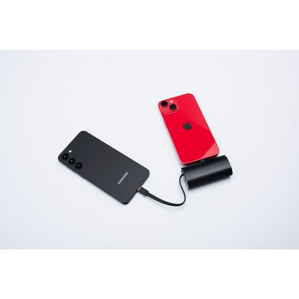 Powerbank Forcell F-Energy Power Plug F5K3 PD 20W 5000 mAh z wbudowanym złączem Lightning czarny
