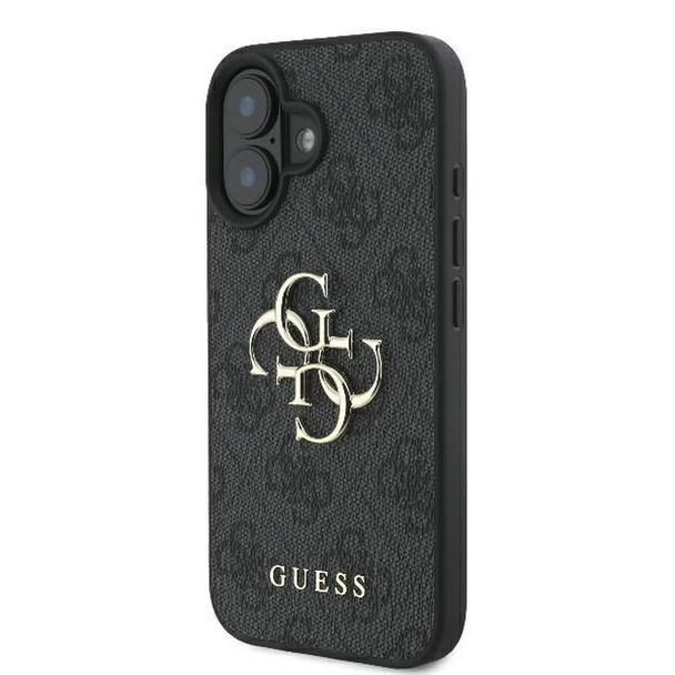 GUESS futerał do IPHONE 16 GUHCP16S4GMGGR (4G PU Big Logo) czarny