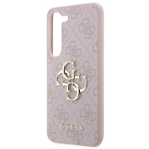 GUESS futerał do SAMSUNG S24 GUHCS24S4GMGPI (Leather 4G Metal Logo) różowy
