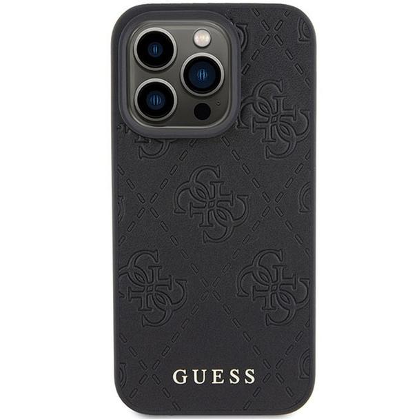 GUESS futerał do IPHONE 15 Pro GUHCP15LP4EPMK (Quilted 4G Classic) czarny