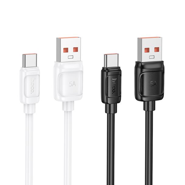 Kabel USB A do USB C Hoco PD 5A 100W 1 m X115 czarny