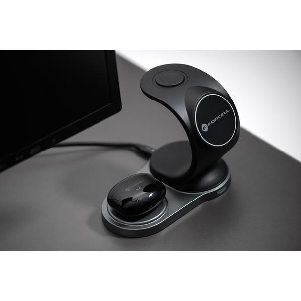 Słuchawki bezprzewodowe douszne Forcell F-Audio Clear Sound TWS czarne