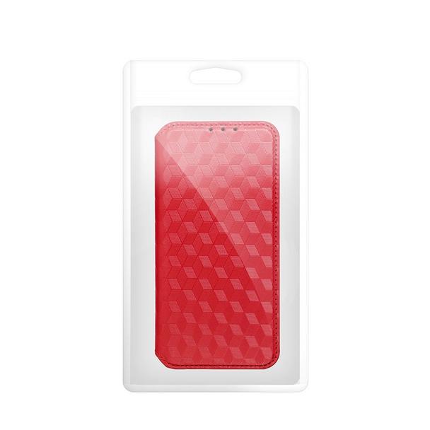 Etui z klapką na Motorola G37 POWER Cubic Book czerwone