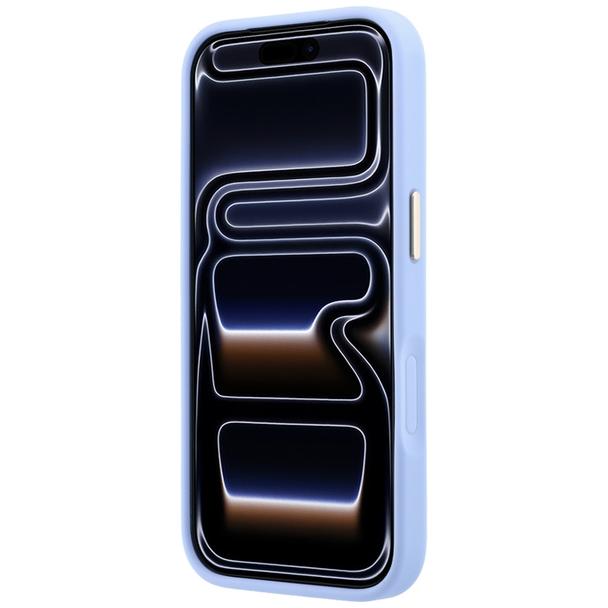 GUESS futerał do IPHONE 18 Pro/17 Pro kompatybilny z MagSafe (Saffiano Peony Ring) jasnoniebieski