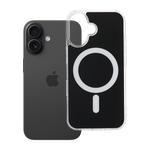 Etui na iPhone 16 Clear Fusion Mag Cover zgodne z MagSafe czarne