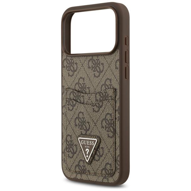 GUESS futerał do IPHONE 17 Pro Max GUHCP17XP4TPW (4G Double Card Triangle) złoty