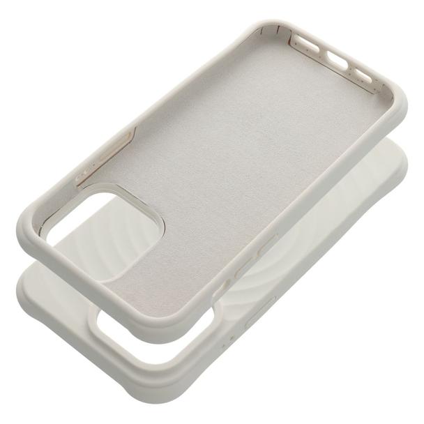 Silicone Zephyr Mag Cover kompatybilny z MagSafe do IPHONE 14 biały