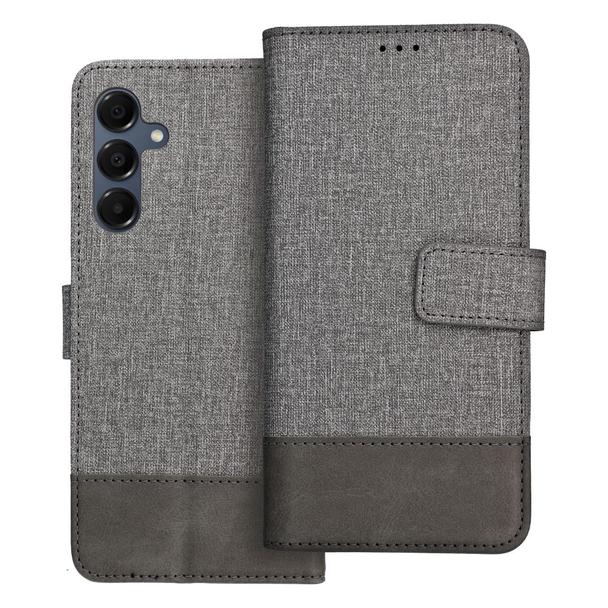 Etui z klapką na Samsung A16 5G Gomma Book szare