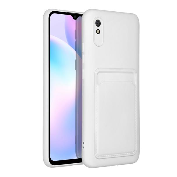 Futerał CARD CASE do XIAOMI Redmi 9A / 9AT biały