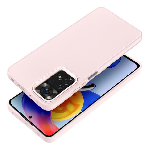 Futerał do Xiaomi Redmi Note 11 / 11S Frame pudrowy róż