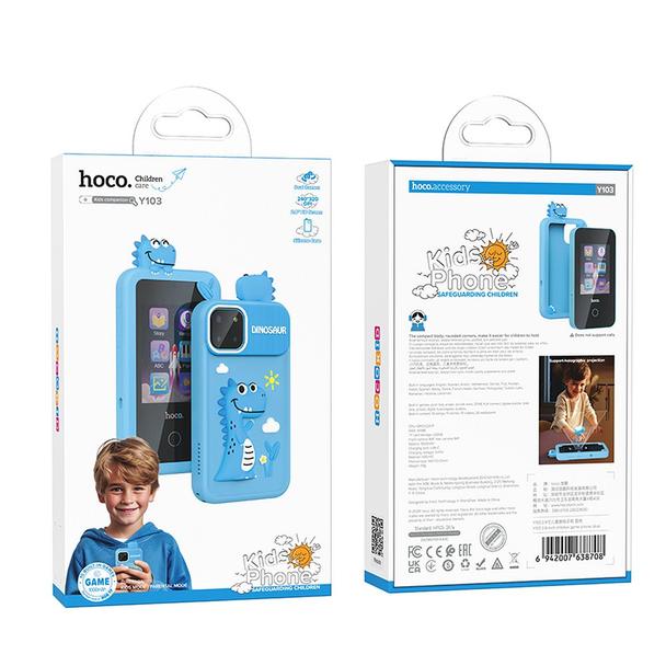 Telefon dla dzieci 2,8" Hoco Y103 niebieski