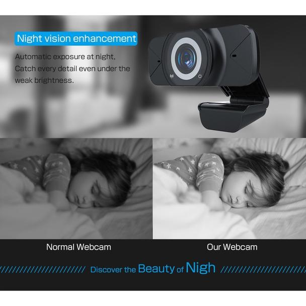 Kamera internetowa Full HD 1920*1080p/30fps ECM-CDV126C czarna