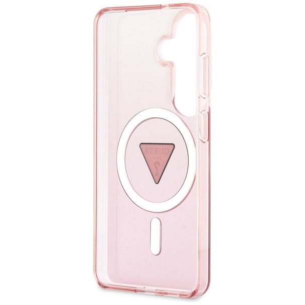 GUESS futerał do SAMSUNG S26 GUHMS26SHGTMLCGP (Magnetic IML Gradient Triangle) różowy