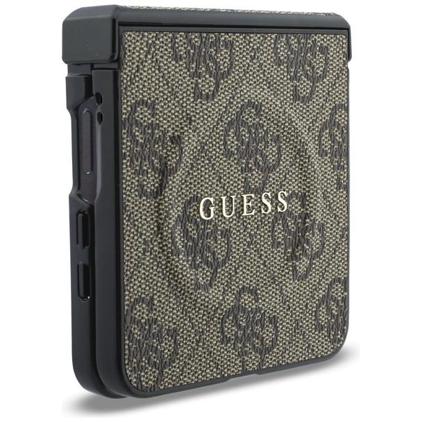 GUESS futerał do SAMSUNG GALAXY Z FLIP 8 kompatybilny z MagSafe (4G Classic) brązowy