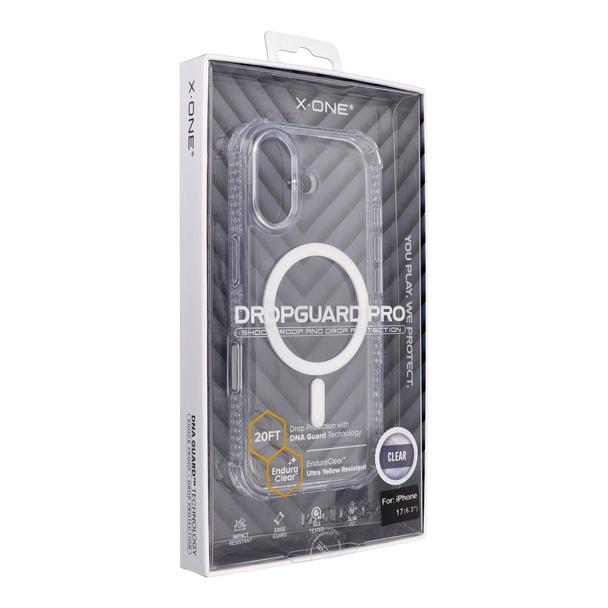 Etui X-ONE Dropguard Pro kompatybilny z MagSafe do iPhone 17 transparentne 0INT