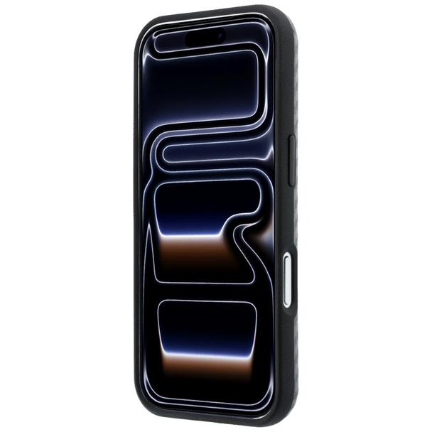 BMW futerał do IPHONE 18 Pro/17 Pro kompatybilny z MagSafe (Carbon Metal Logo) szary
